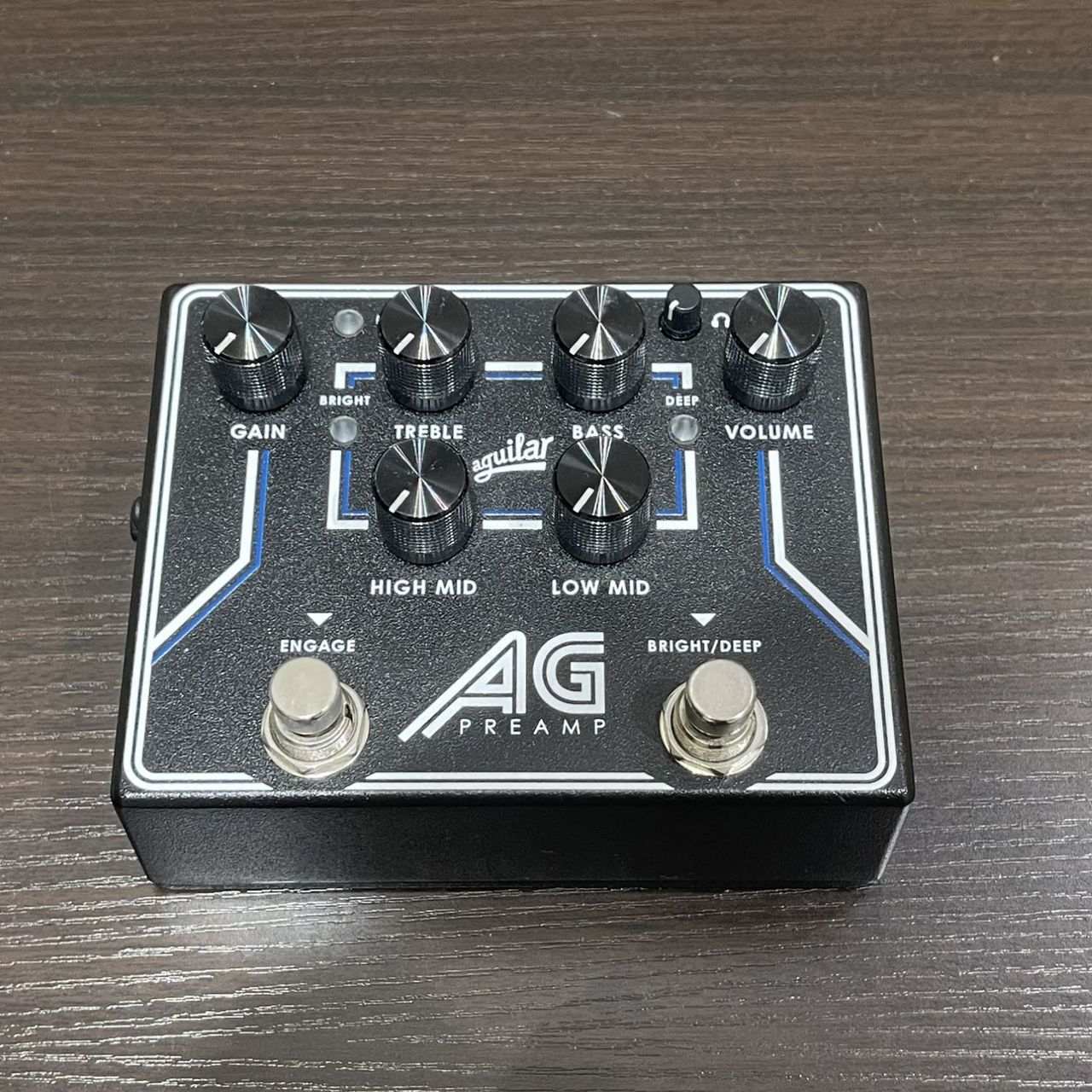 aguilar AG PREAMP DI PEDAL プリアンプペダル ANALOG BASS PREAMP AND