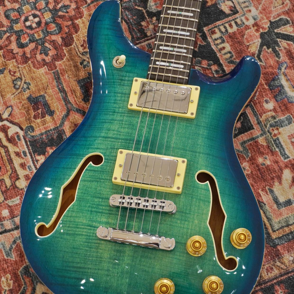 Sire Larry Carlton Q7 Hollow / TBL (Transparent Blue)（新品/送料