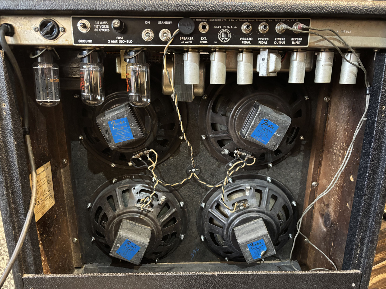 ビンテージ 完売致しました！ Fender 1966 Super Reverb Amp 