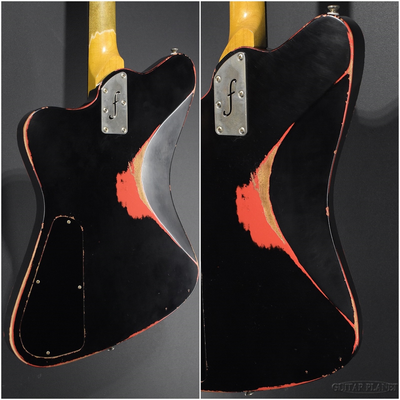 FANO Alt de Facto PX4 -Black over Fiesta Red/ Heavy Distress