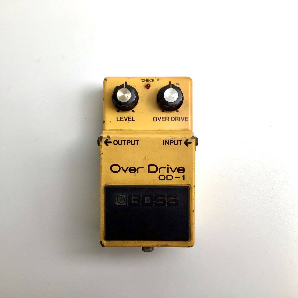 BOSS OD-1【80年代初期】【基盤：ED-23D】【オペアンプ:JRC4558D】【銀