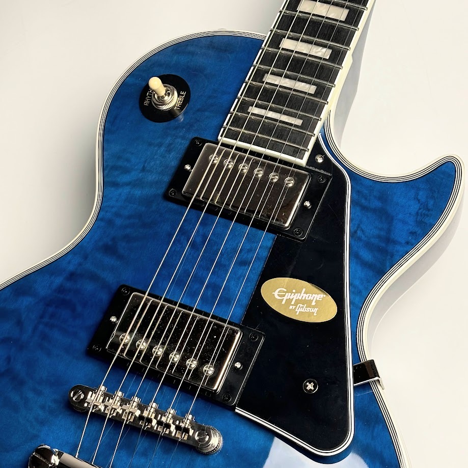 Epiphone Les Paul Custom Quilt（Viper Blue）（新品/送料無料