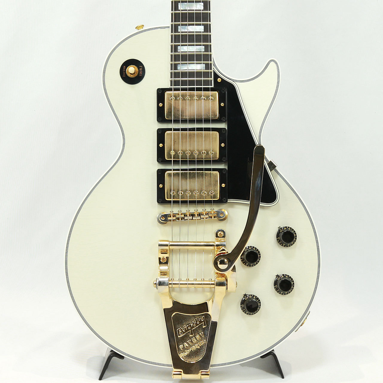 Gibson Custom Shop JPN LTD RUN Murphy Lab 1957 Les Paul Custom 3-Pickup  With Bigsby / Polaris White Ultra Light Aged（新品/送料無料）【楽器検索デジマート】