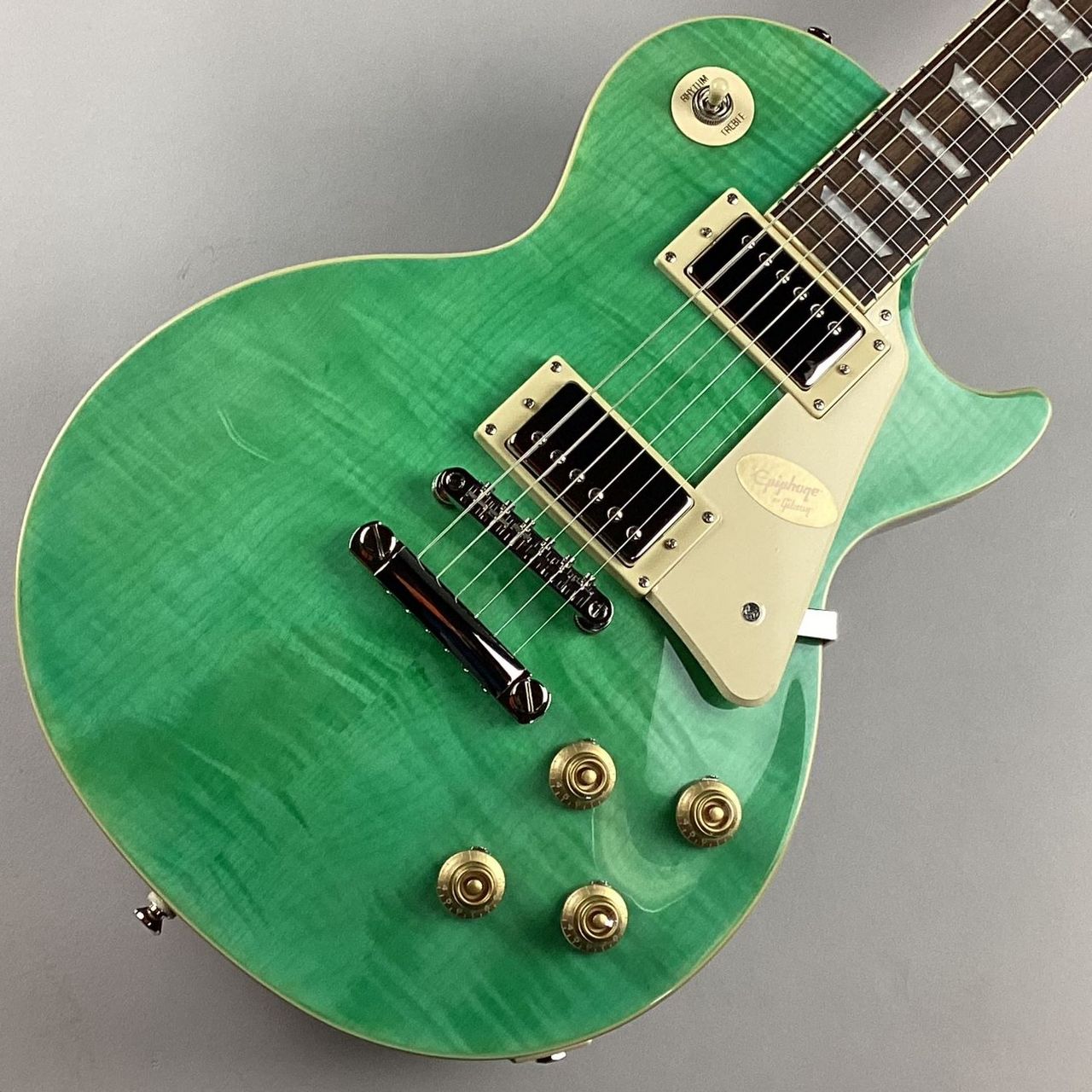 Epiphone Les Paul Standard 50s Figured Seafoam Green（新品