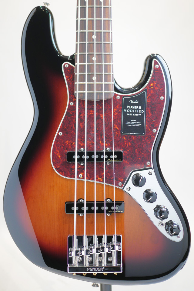 Fender Player II Modified Active Jazz Bass V RW / 3-Color Sunburst