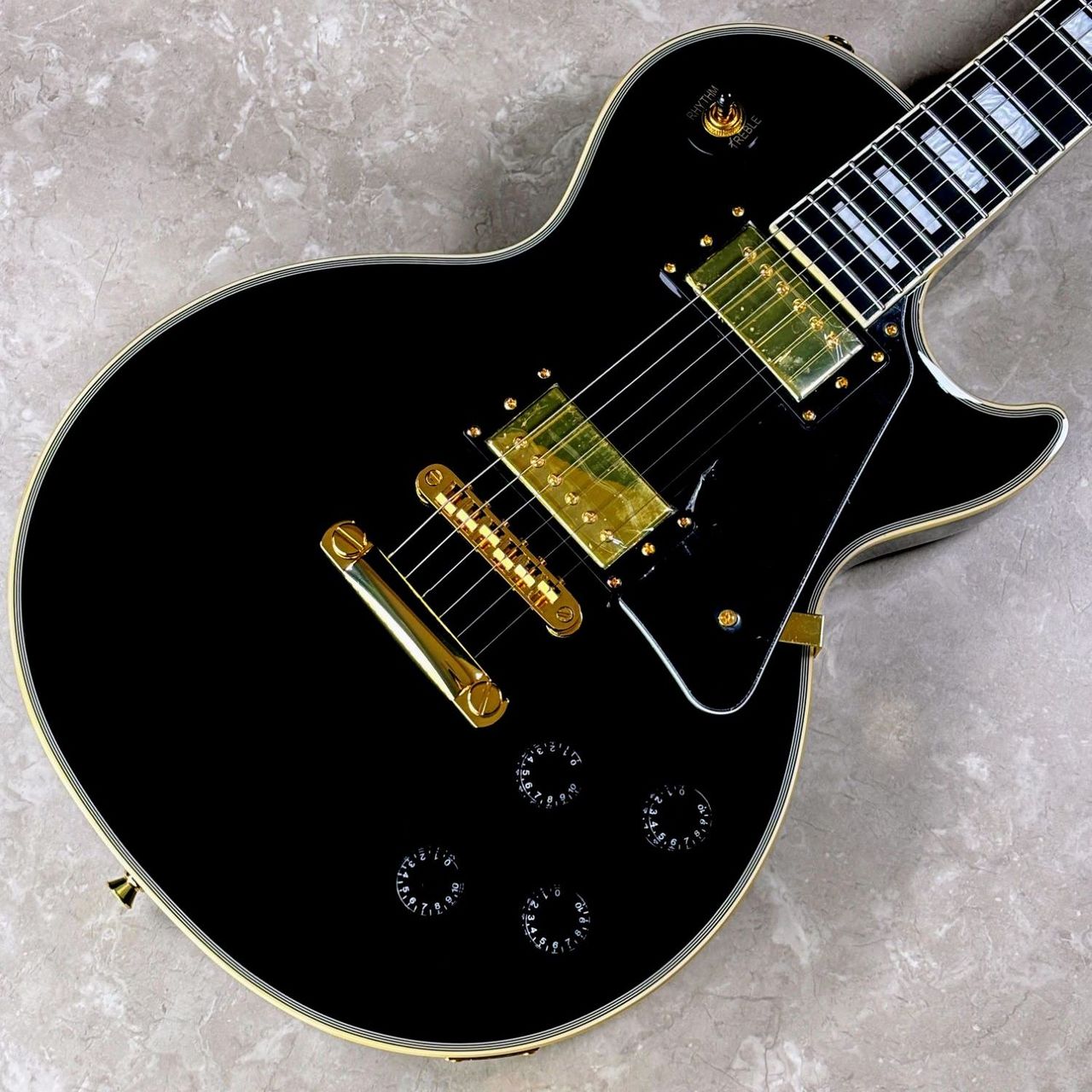 BUSKER'S BLC-500 BLK レスポールカスタム ステンレスフレット エレキ