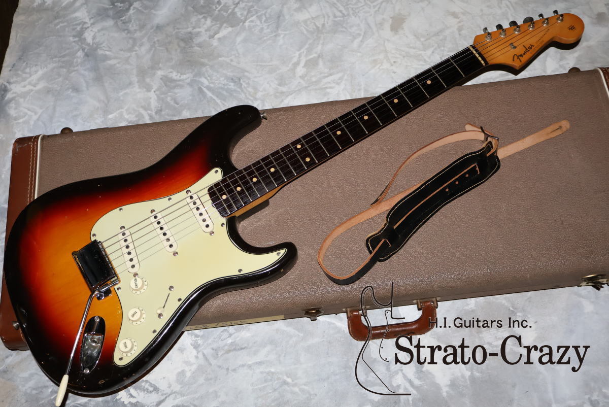 Fender '62 Three Tone Sunburst Stratocaster / Slab Rose neck 