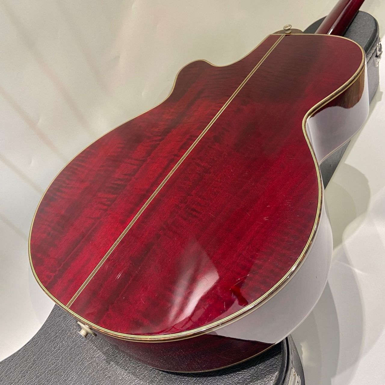 Takamine NPT-110 Wine Red 1992年 純正ハードケース付 【ピックアップ