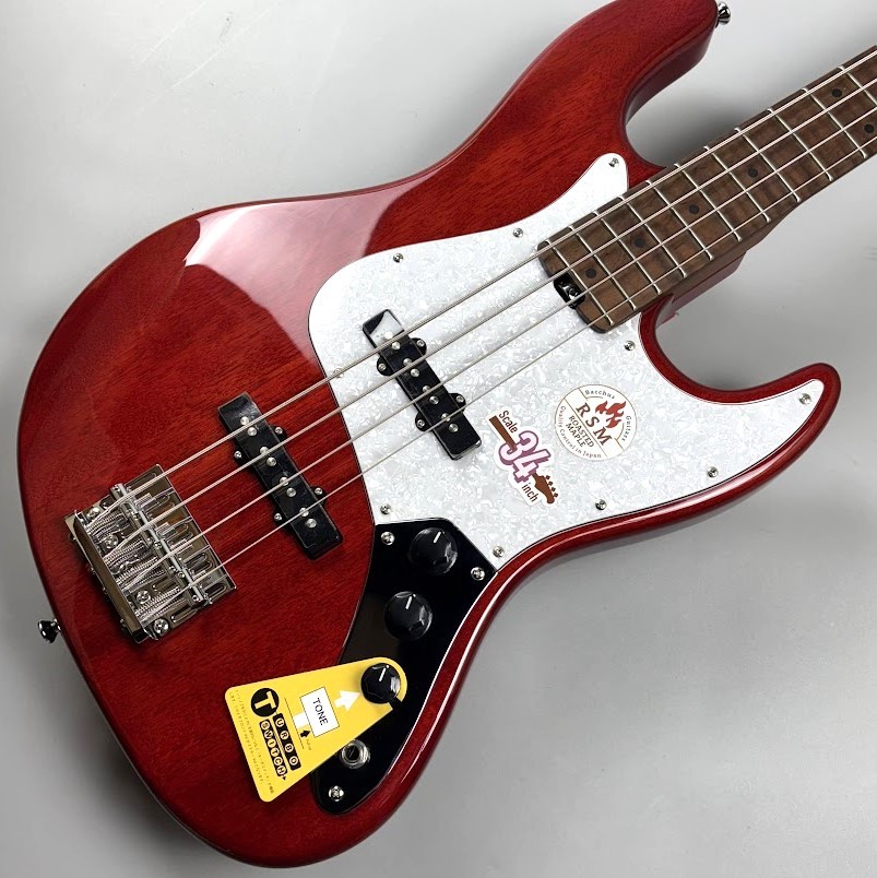 Bacchus WL4-STD/RSM SBR (ストロベリーレッド) ベース Bacchus WL4-STD/RSM SBR (ストロベリーレッド) エレキベース