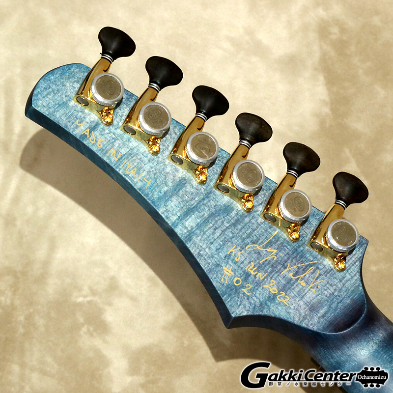 Valenti Guitars Nebula Carved Semihollow, Violet Blue(dark burst