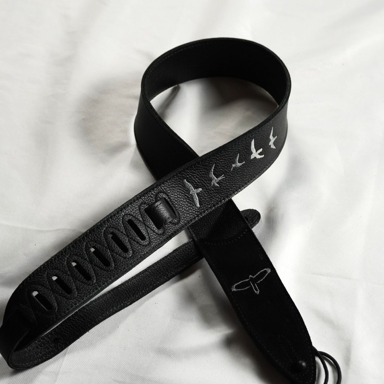 Paul Reed Smith(PRS) Premium Leather 2” Strap Embroidered Birds