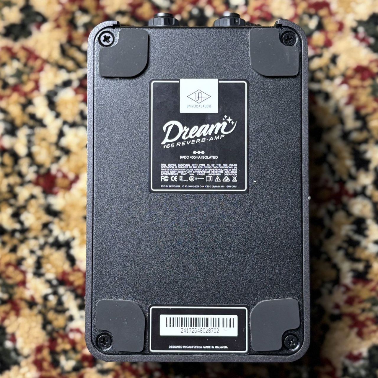 UAFX dream65 アンプシミュレーター UAFX dream65 アンプシミュレーター