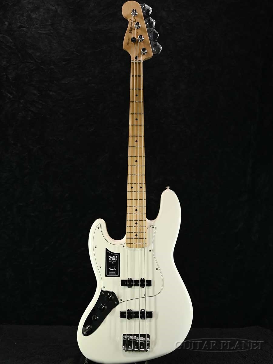 Fender Player Jazz Bass Left Hand -Polar White / Maple-《左利き用》【ローン金利0%】（新品 /送料無料）【楽器検索デジマート】
