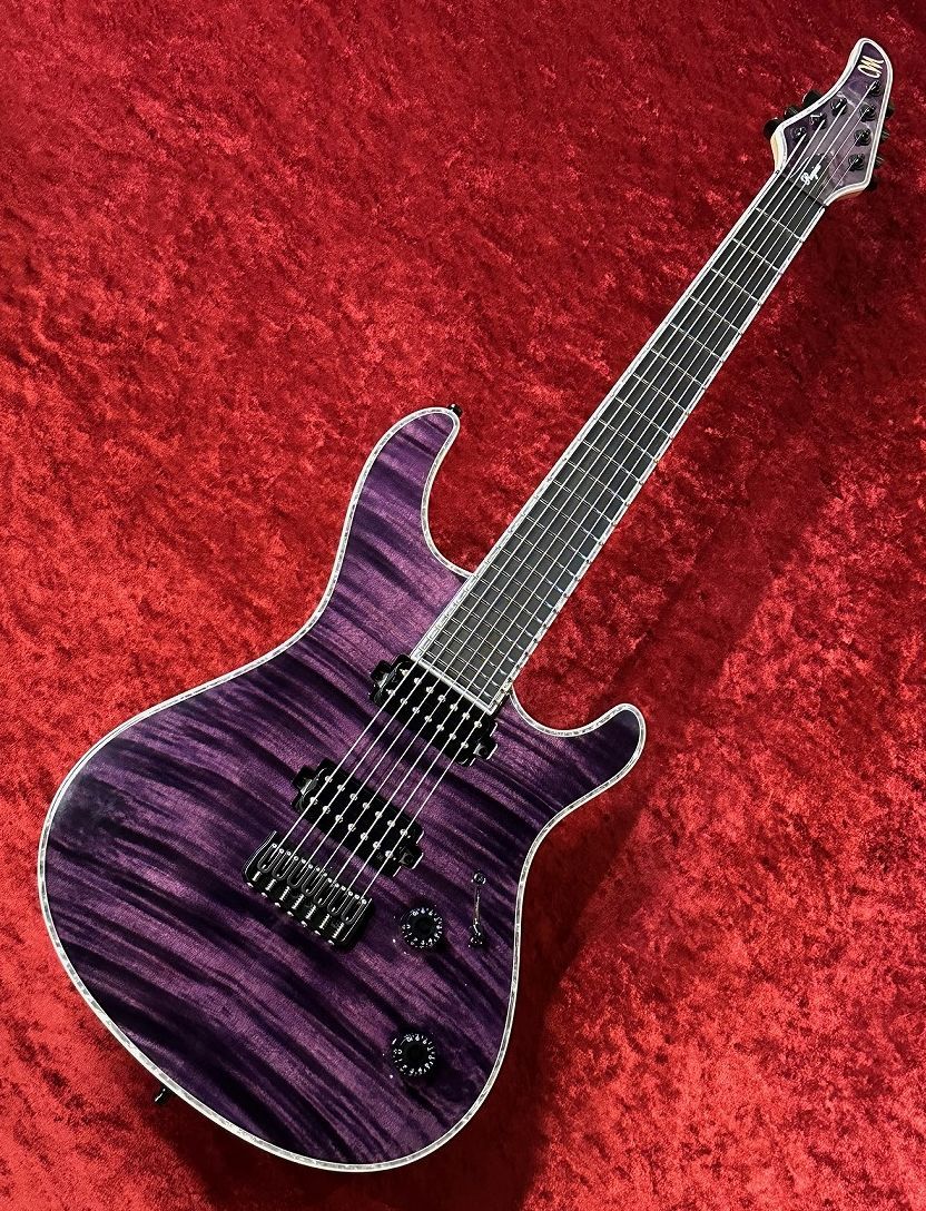 ギター Mayones Regius 7 Mayones Regius Core 7 B27 Baritone 7-String Electric Guitar