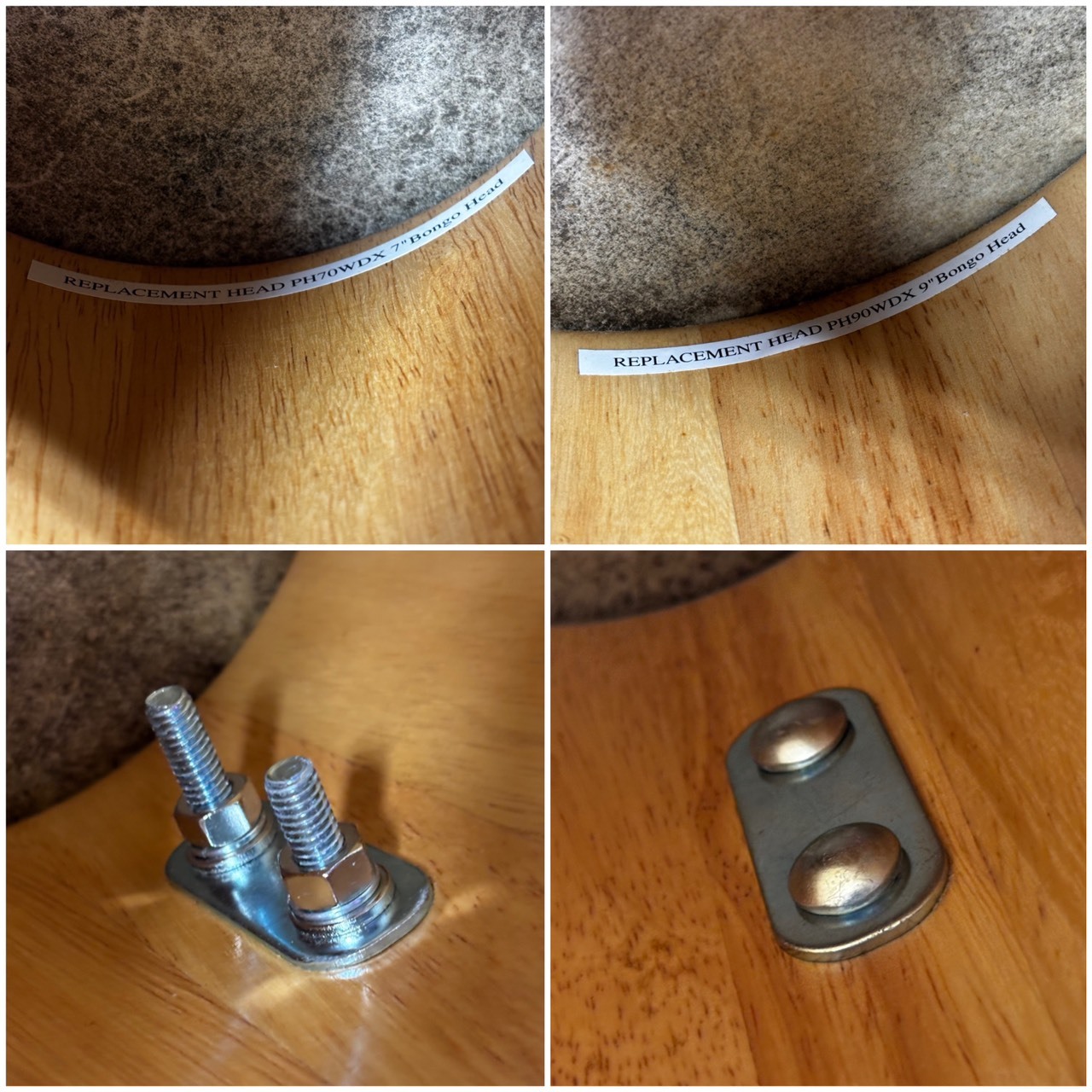 Pearl Elite Wood Bongos [PBW-300DX] +Bongo Stand 804B Set（中古