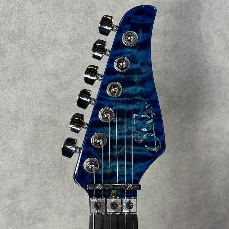 Suhr Modern Set Neck Custom Select Quilt Top Black Limba Body