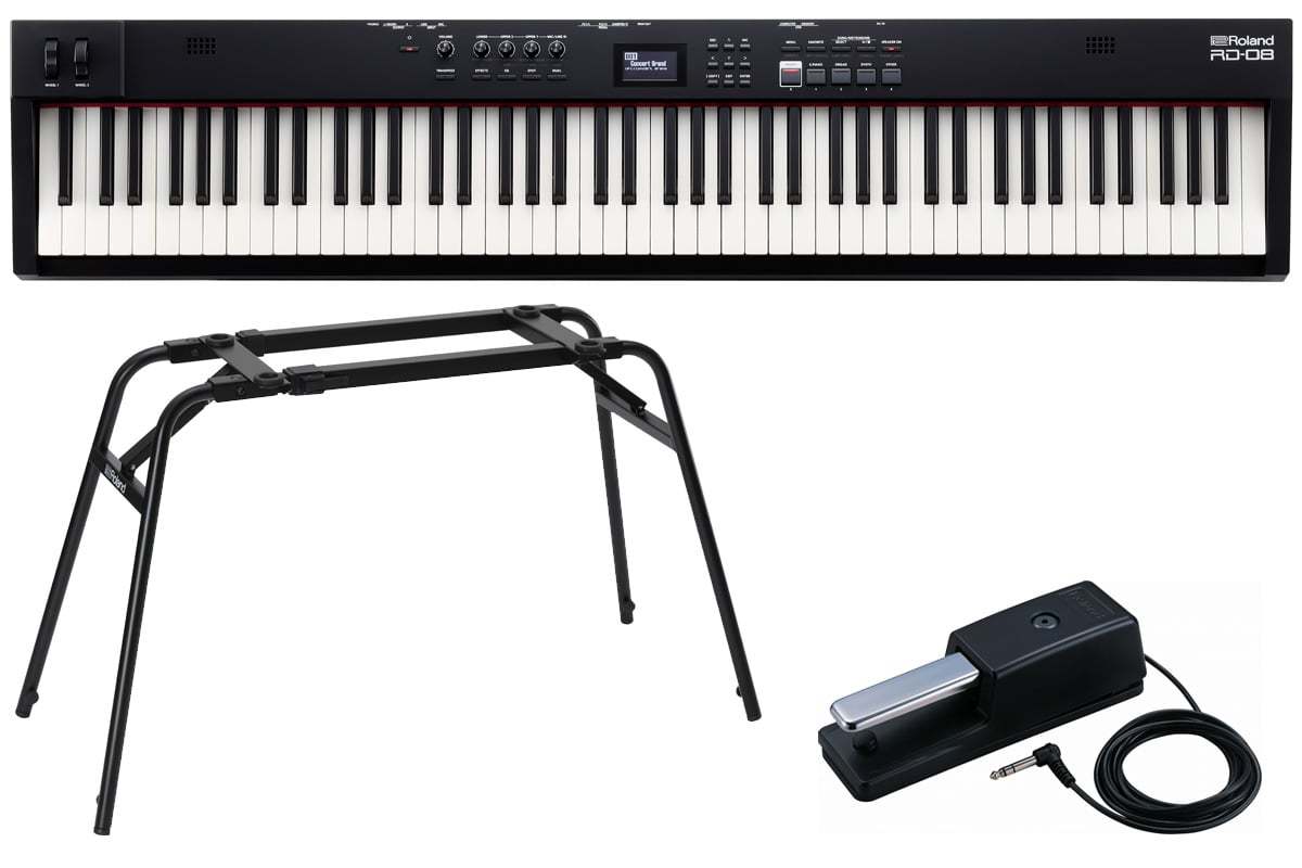 Roland RD-08 [純正スタンド KS-13 セット！] ステージピアノ【WEBSHOP