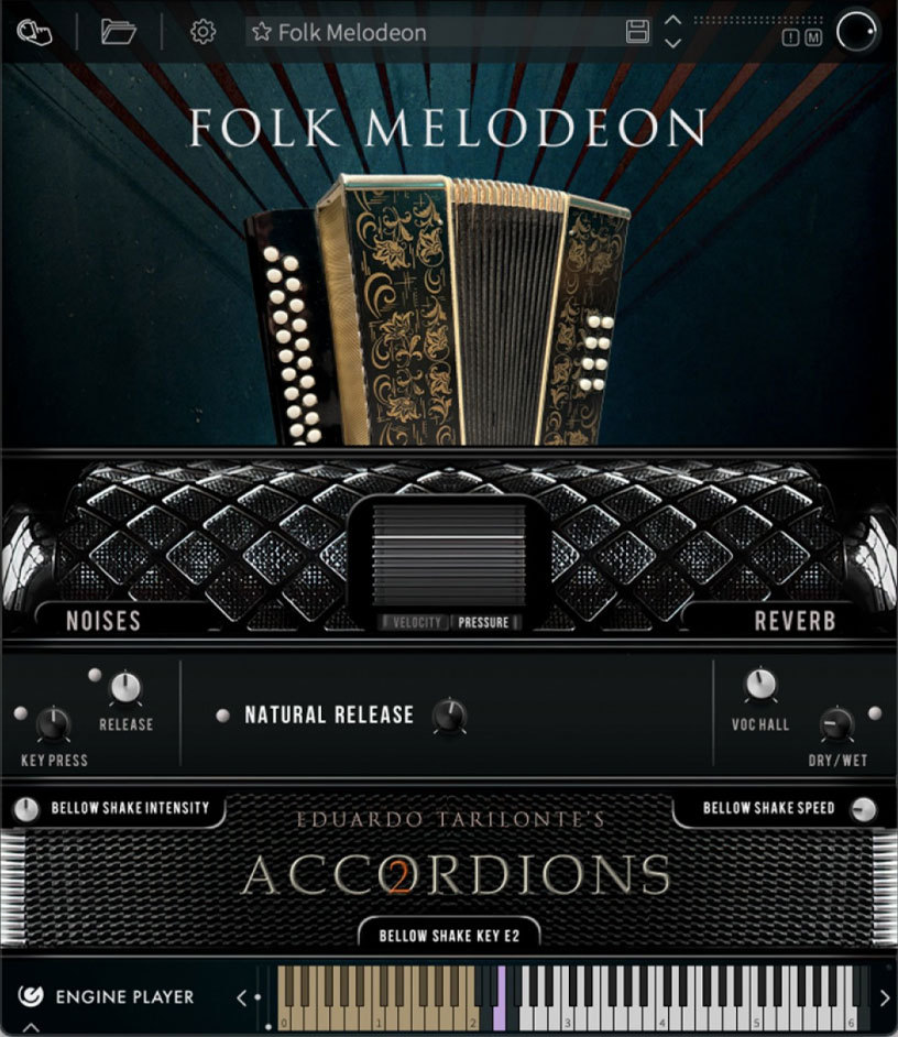 Engine Audio ACCORDIONS 2 - FOLK MELODEON（新品/送料無料）【楽器