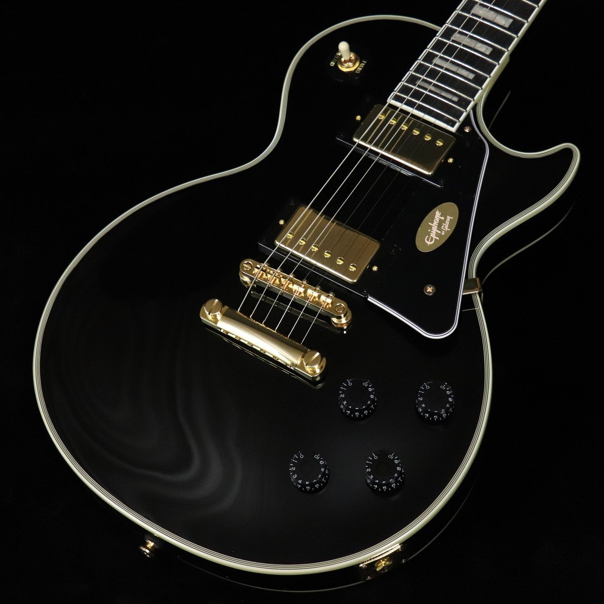 Epiphone Les Paul CUSTOM Ebony メンテ済 Epiphone Inspired by Gibson Les Paul Custom Ebony 【梅田店】（新品