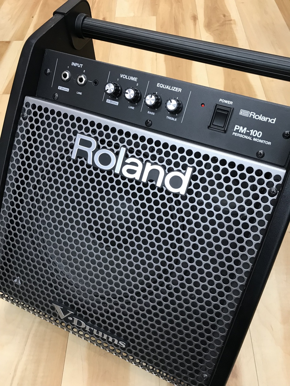 音響機器 Roland 電子ドラム用モニタースピーカー PM-100 ステレオミニ