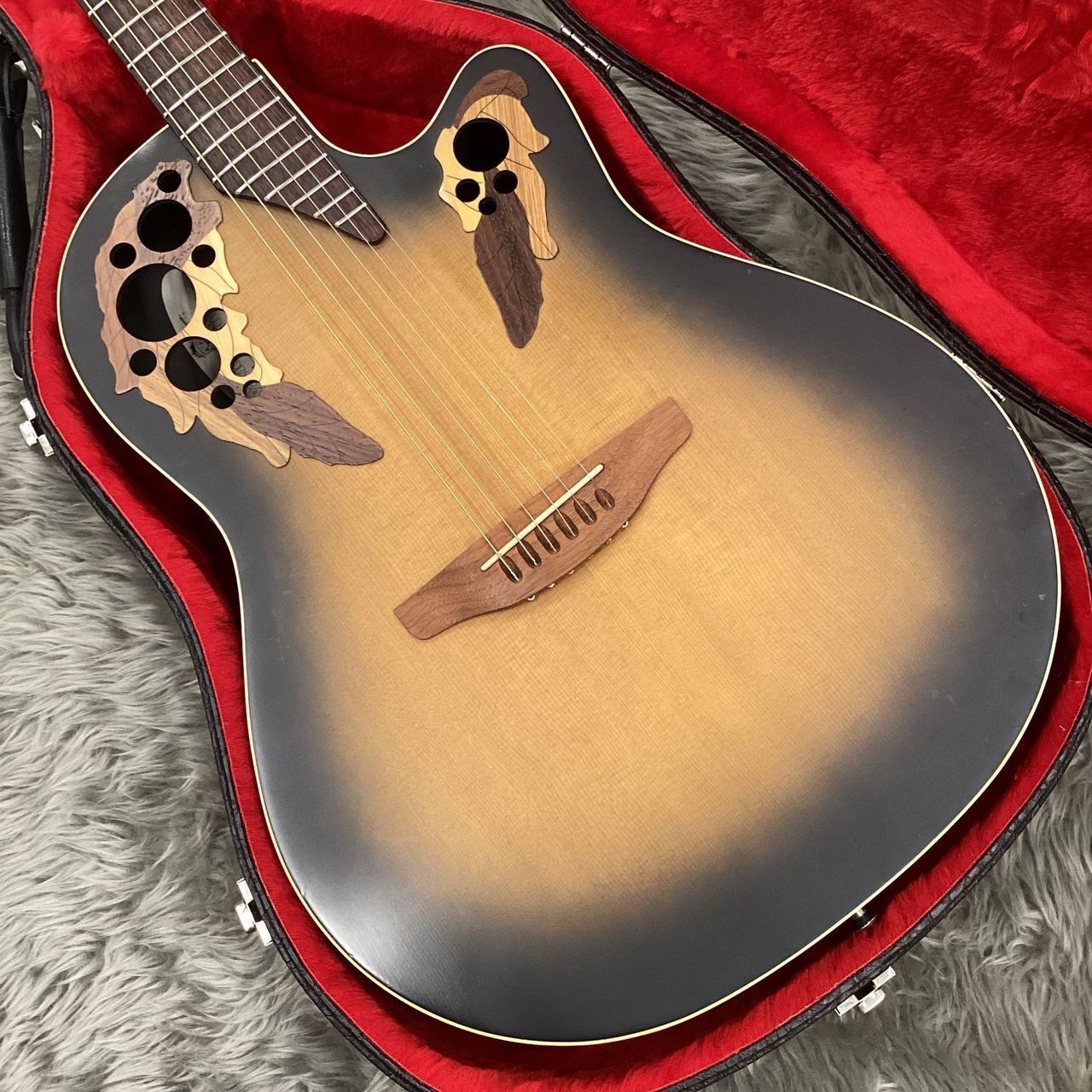 OVATION CE48P TIGER EYE　中古美品 Used Ovation CE48P Tiger Eye Acoustic Electric Guitar Tiger