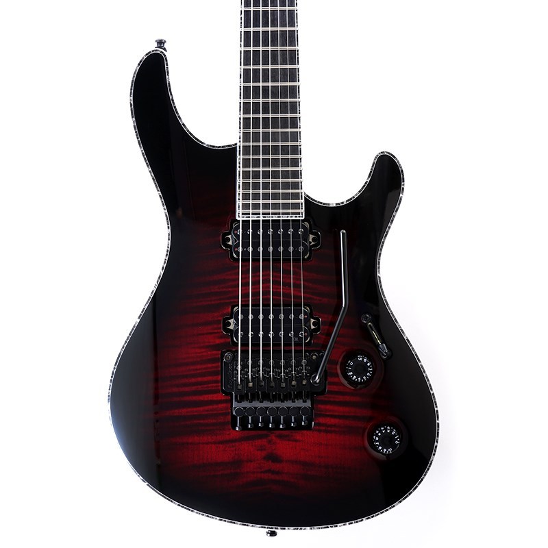 MAYONES Regius Pro 7 Trans Dirty Red Burst Gloss（新品）【楽器検索 