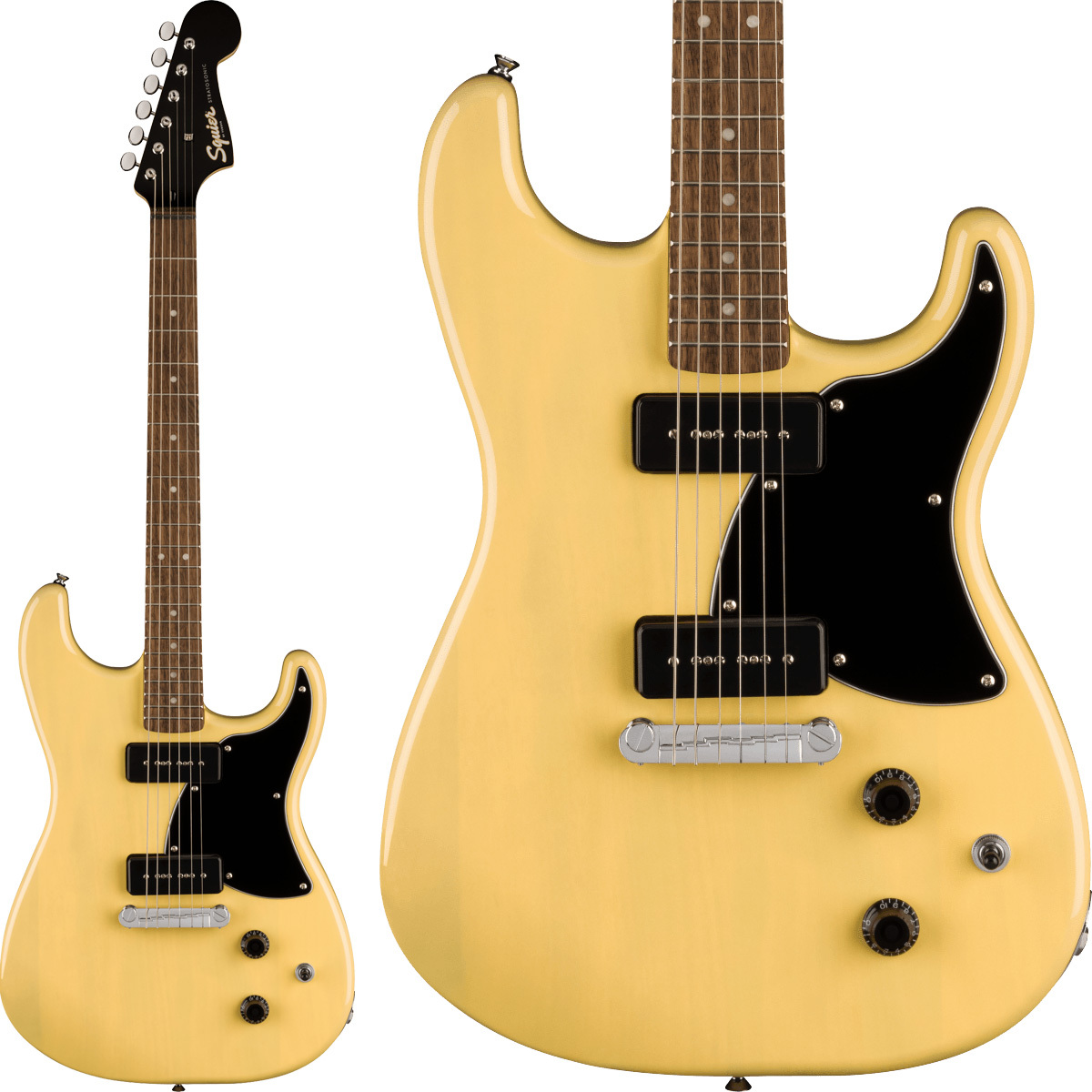 Squier by Fender Paranormal Strat-O-Sonic Vintage Blonde ストラト ...