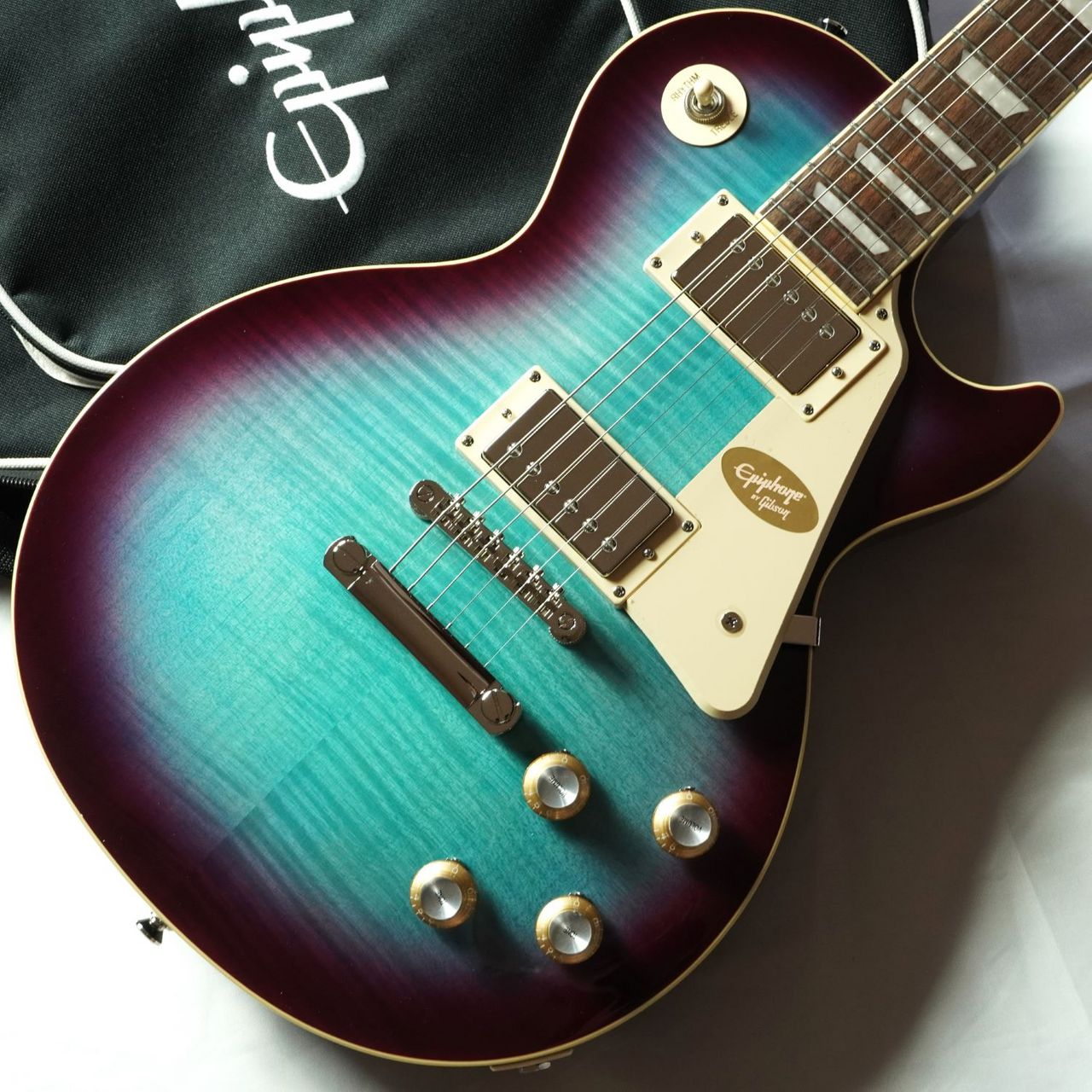 美品 Epiphone エピフォン Les Paul 100 ブルーサンバースト 美品 Epiphone エピフォン Les Paul 100 ブルーサンバースト