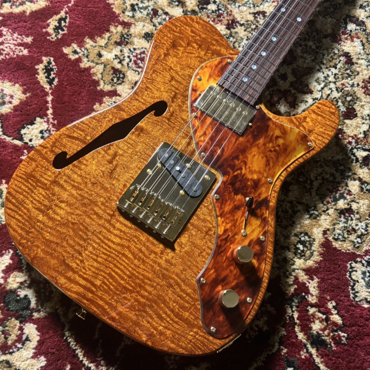 FREEDOM CUSTOM GUITAR RESEARCH O.S. TE Pepper HollowⅡ- Vintage Yellow Natural(Brown Pepper) 【現物画像】