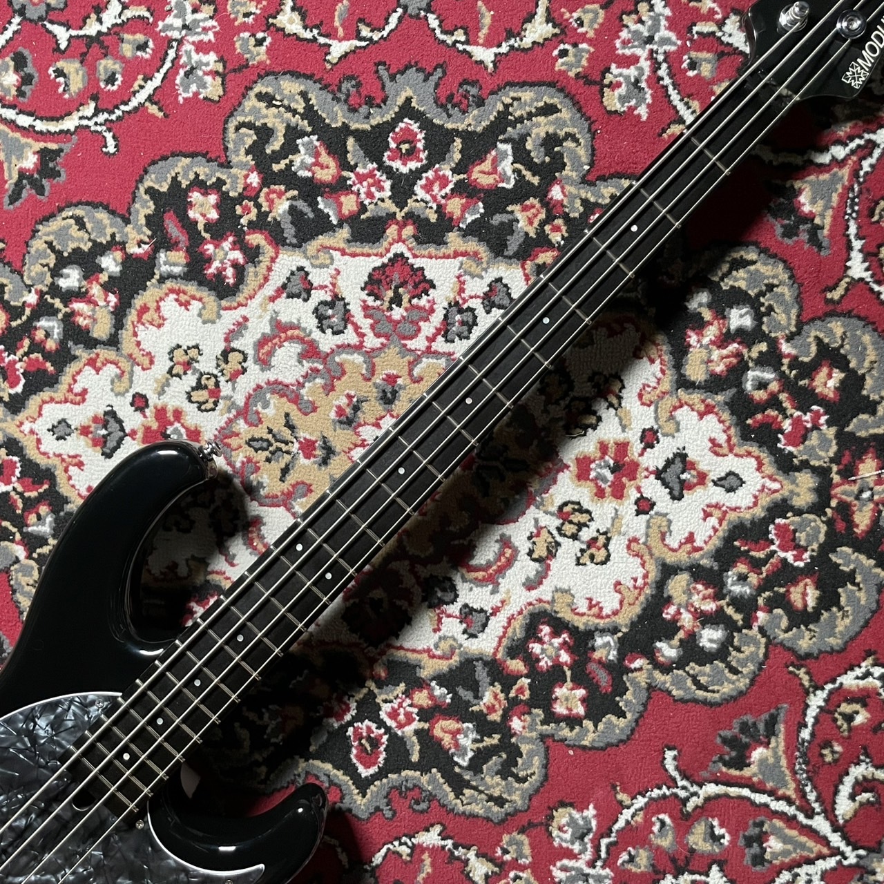 ベース modulus FB4 BLACK 2008 Modulus FB4 Flea Signature Bass Black w/ Case, Funk
