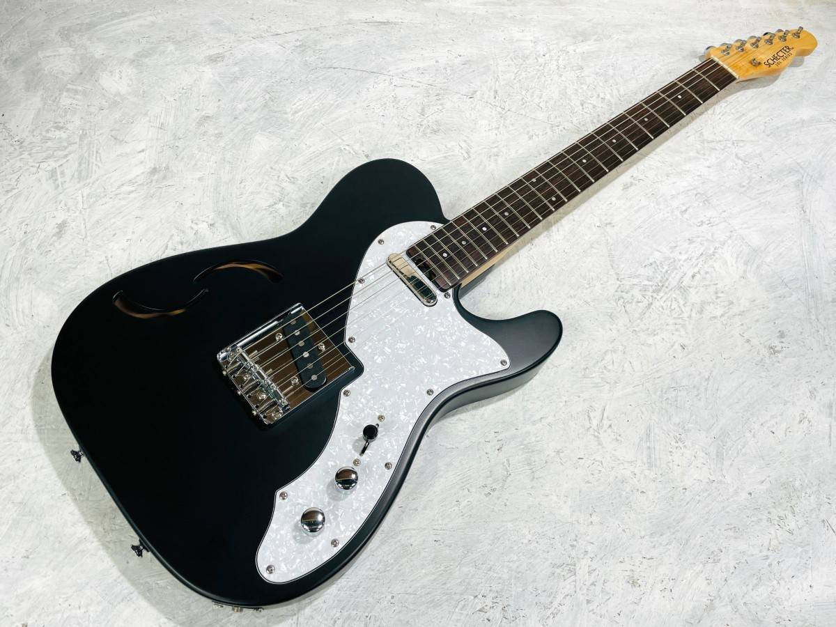 SCHECTER L-OL-MT-TH-AL テレキャスター セミホロウ 軽量・オシャレな