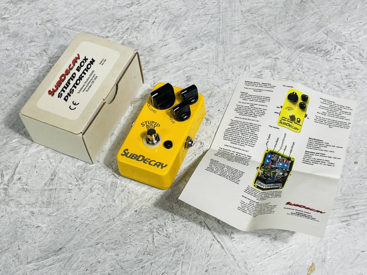 SUBDECAY STUPID BOX 未使用品 Subdecay STUPID BOX（中古）【楽器検索デジマート】