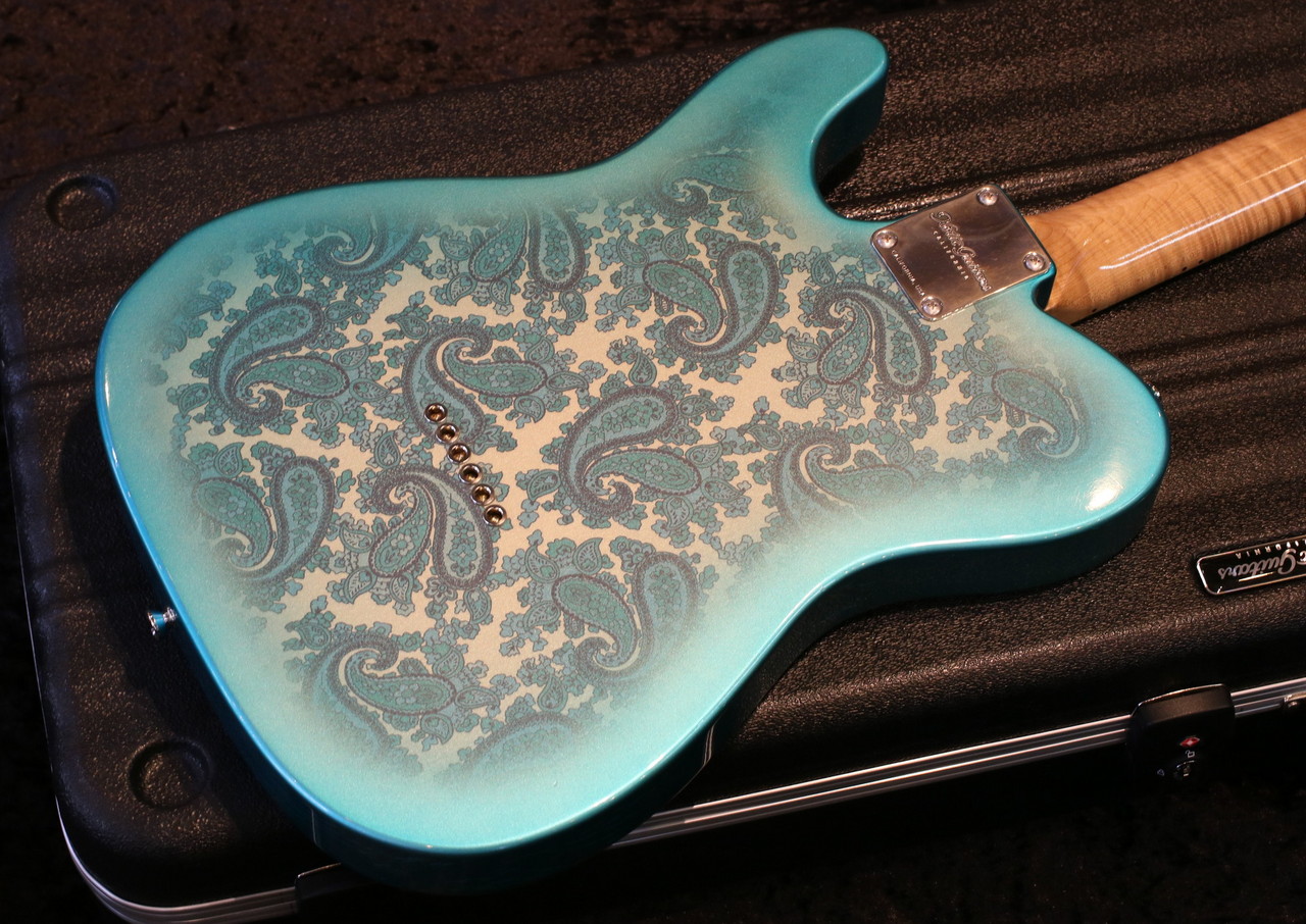 Xotic XTC-1 Blue Paisley w/Tint Top Coat, Light Aged #4045（新品
