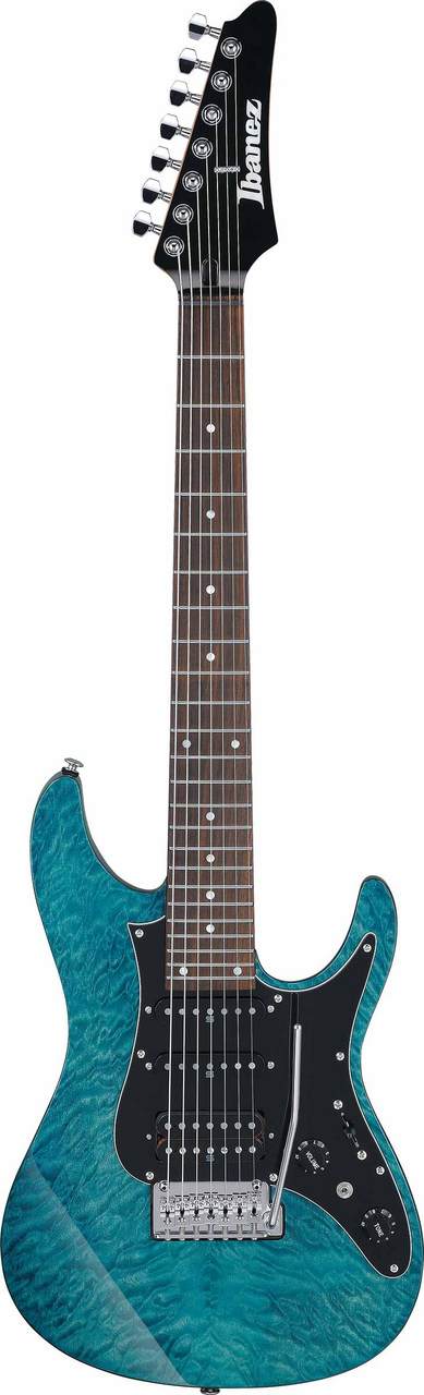 Ibanez AZ447P1QM Cosmic Blue 7弦 エレキギター キルテッドメイプル