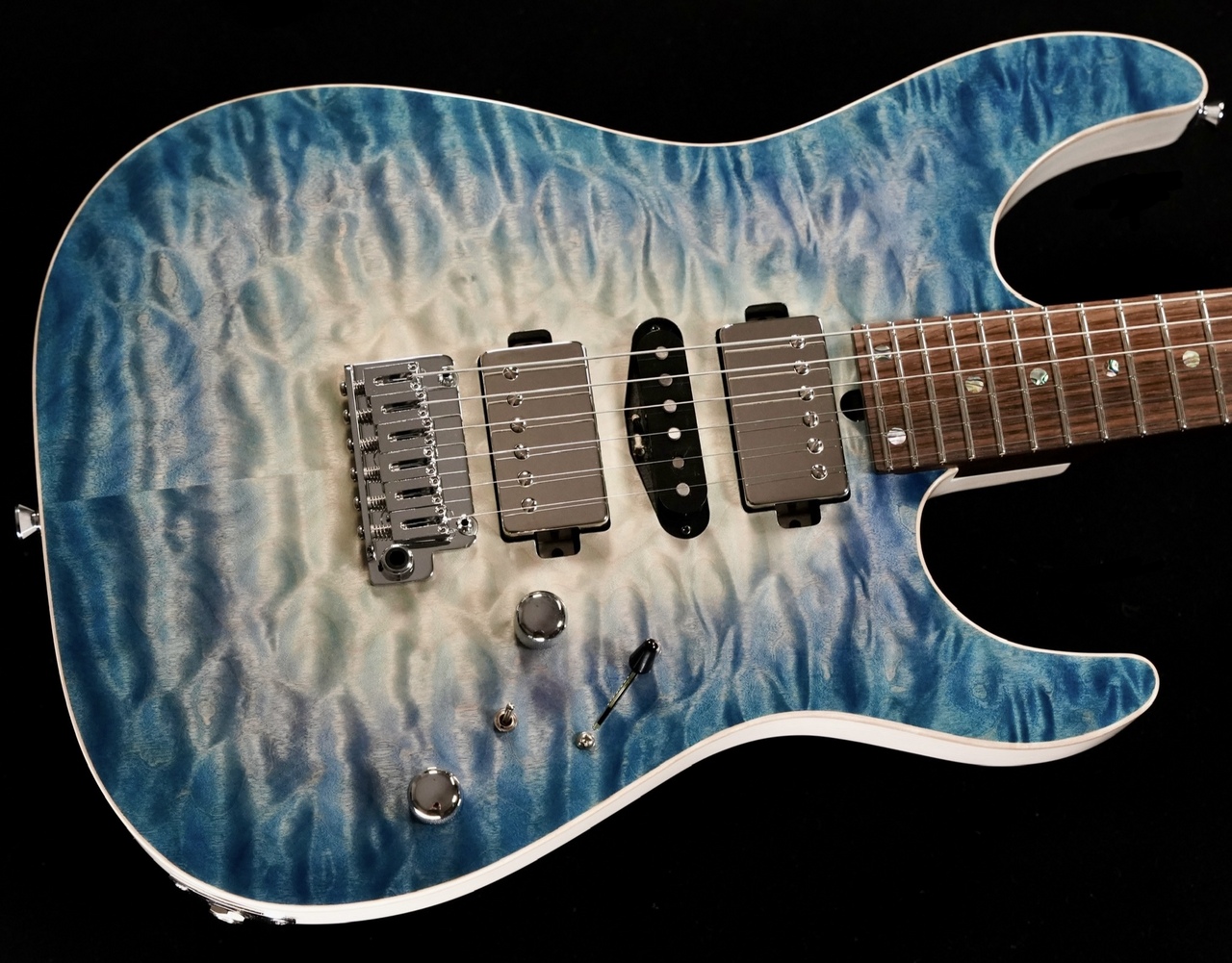 T's Guitars DST-24/5A Quilted Maple Top&Back,BRW FB【T's専用パネル PRIME GEAR  ONBOARD搭載】（新品/送料無料）【楽器検索デジマート】