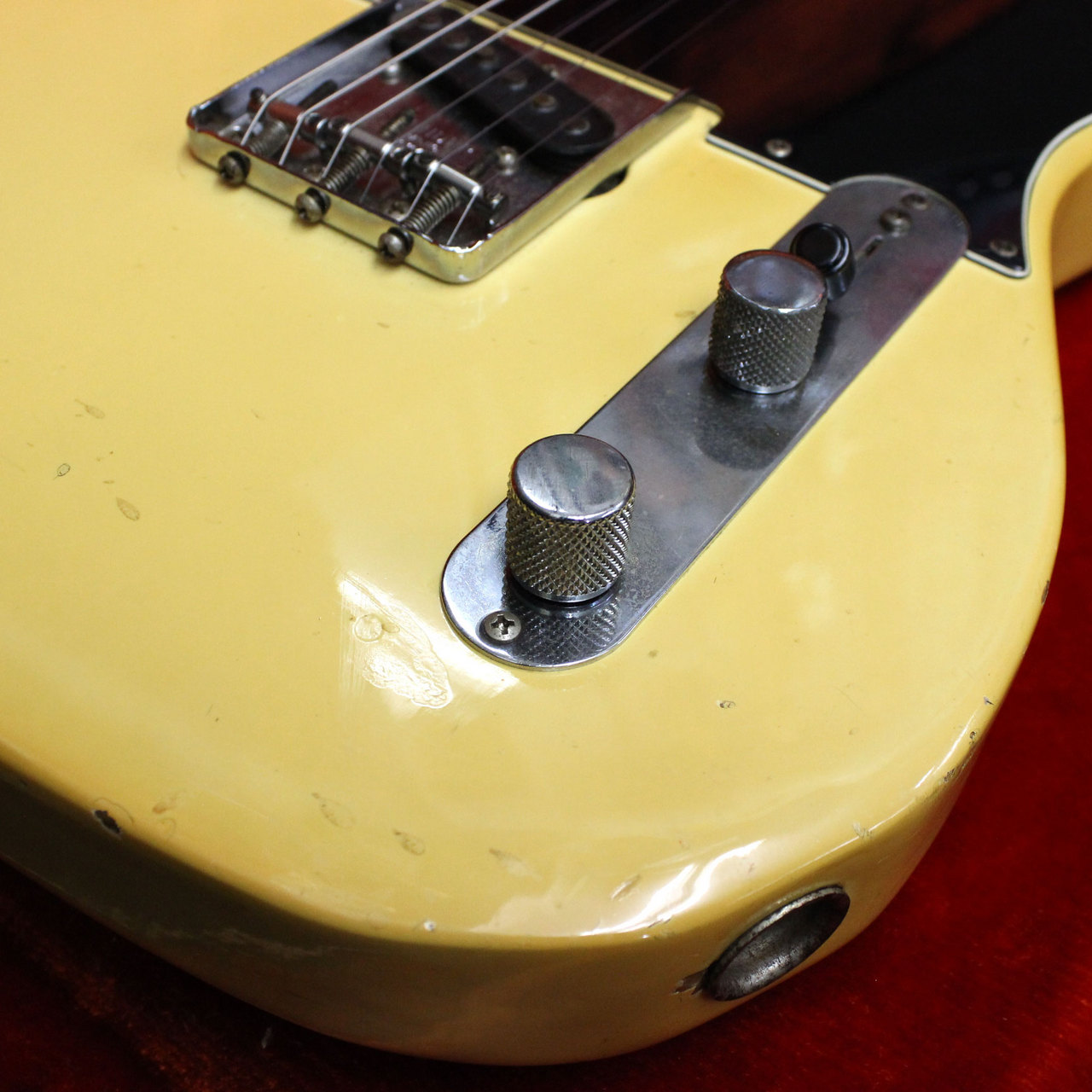 Fender Telecaster 1977년 제작 로즈 지판 펜더 텔레캐스터 올림픽 화이트입니다 사진 3