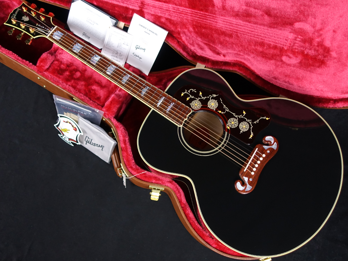 Gibson Elvis SJ-200 Ebony 2024（中古）【楽器検索デジマート】