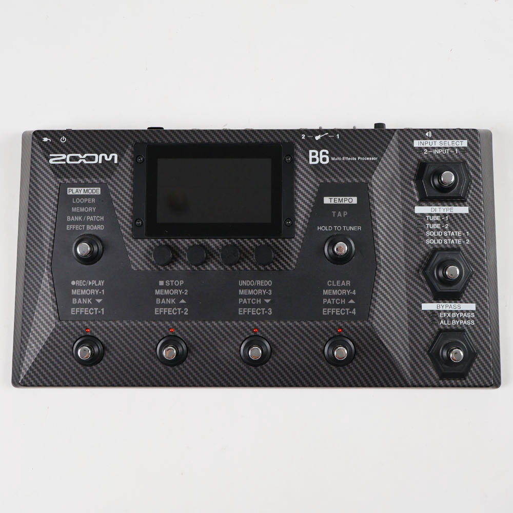 ZOOM 【中古】ZOOM ズーム B6 ベース用マルチエフェクター