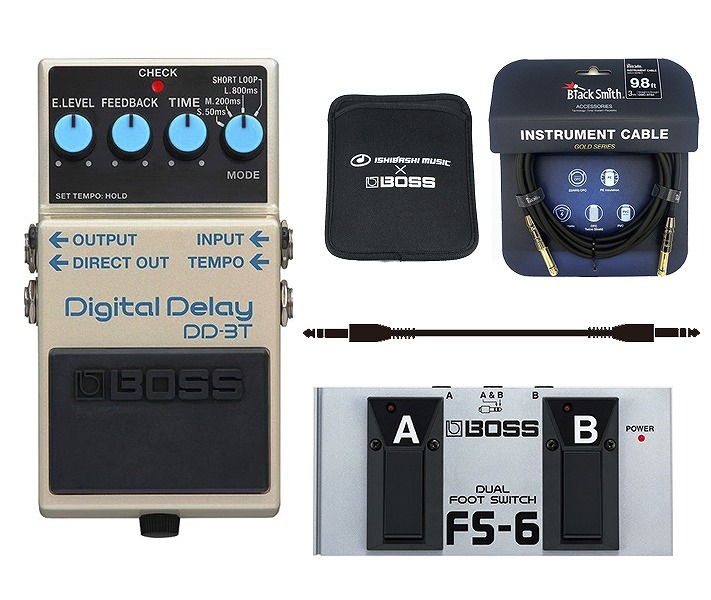 BOSS DD-3T Digital Delay + FS-6 [フットスイッチセット]（新品