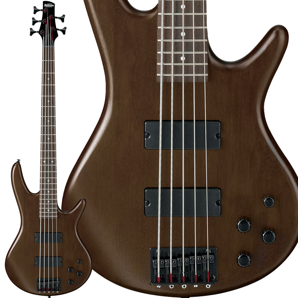 Ibanez GSR205B WNF 5弦ベース 木目調（新品/送料無料）【楽器検索