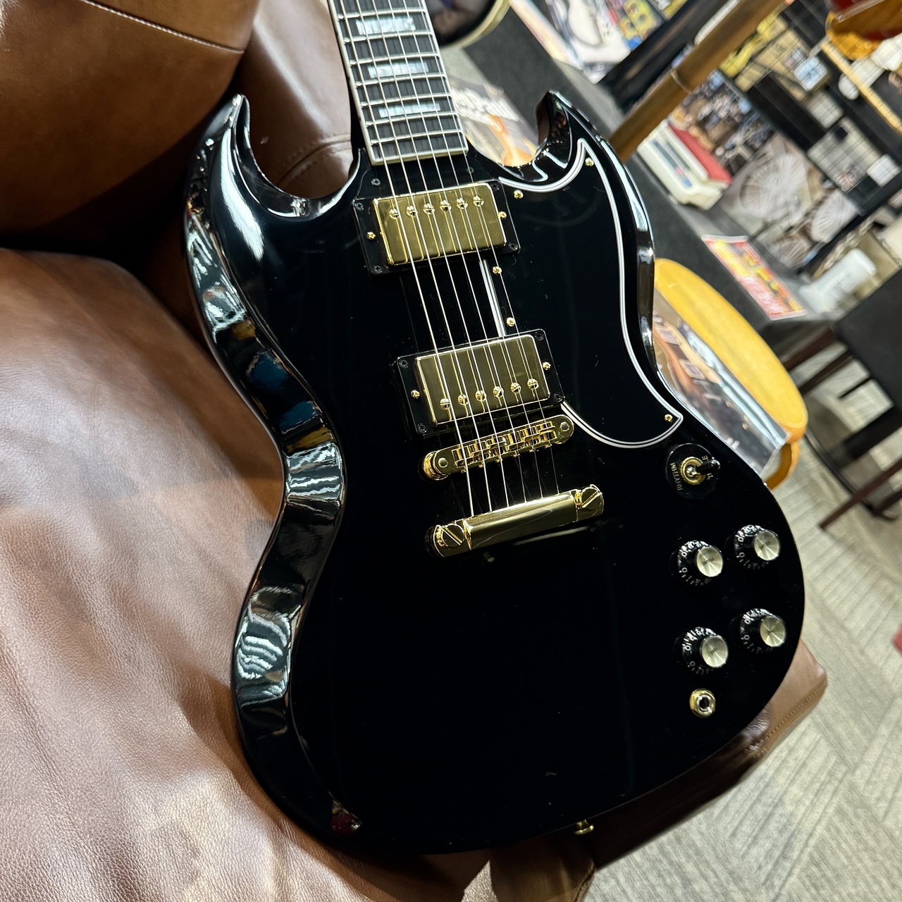 Gibson Custom Shop 【黒カスタム】SG Custom 2-Pickup w/ Ebony