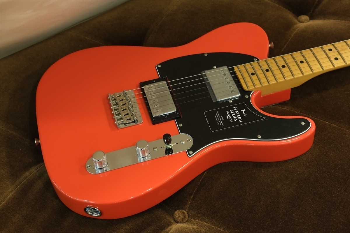 Fender Player II Telecaster HH , Maple Fingerboard / Coral Red