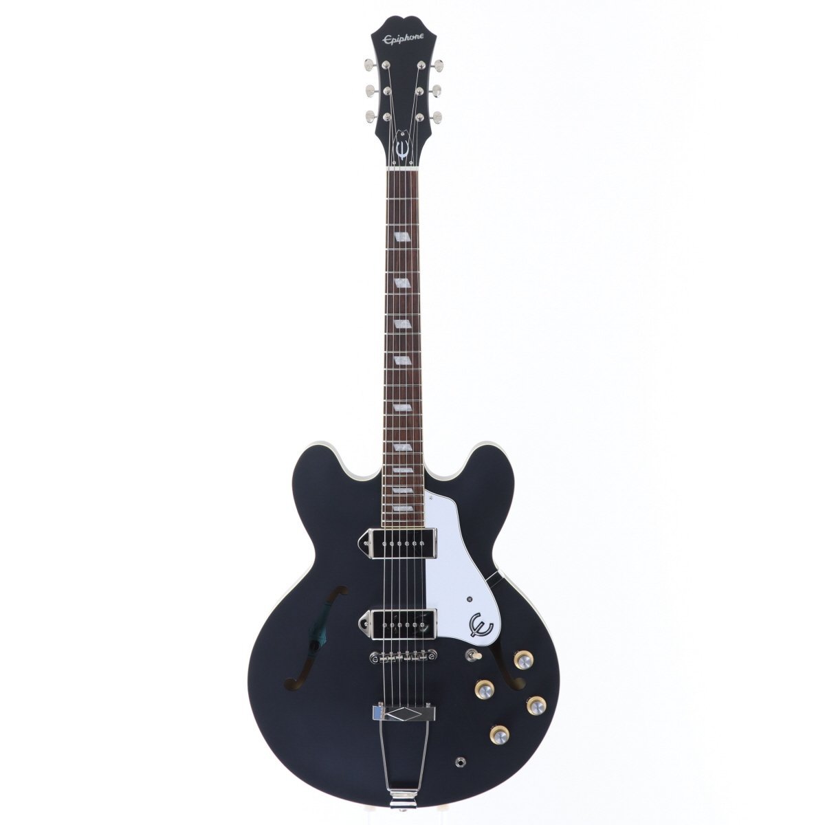 【訳あり価格】Epiphone エピフォン Casino Worn Ebony Epiphone Casino Worn Hollowbody Electric Guitar Ebony