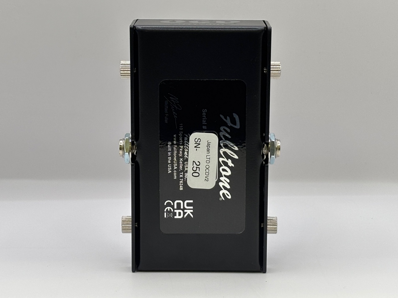 Fulltone OCD LTD BLK 限定カラー 【現物画像】【S/N:250