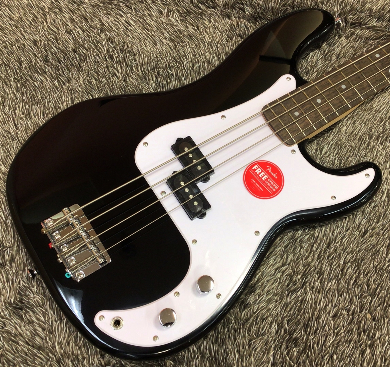 【美品・メンテ済】Squier Sonic プレベ ブラック（保証・付属品あり） Squier Sonic™ Precision Bass® – Fender
