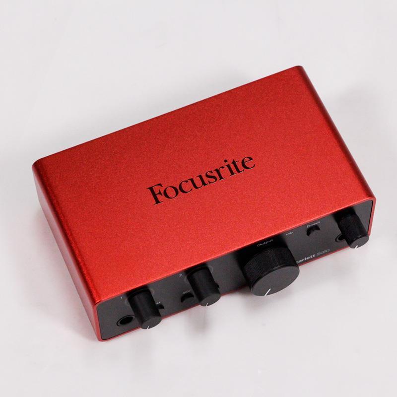 Focusrite Solo Gen4オーディオインターフェース美品動作確認済み Focusrite Solo Gen4オーディオインターフェース美品動作確認済み