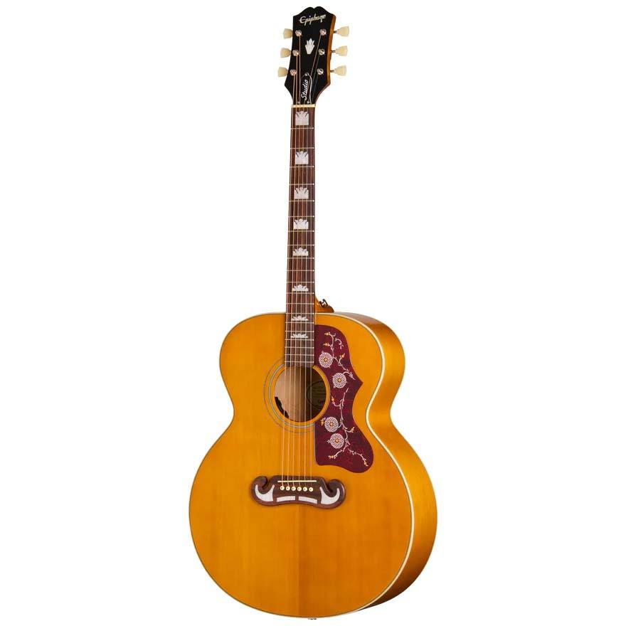 Epiphone J-200 Studio Natural アコースティックギター エレアコ