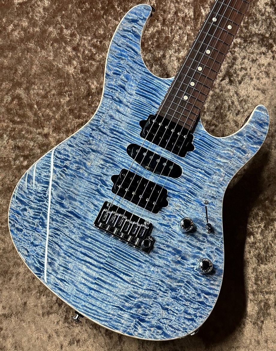 ギター Suhr Modern Plus Trans Blue Denim Slate Suhr Modern Plus HSH Trans Blue Denim Slate | Centro Chitarre