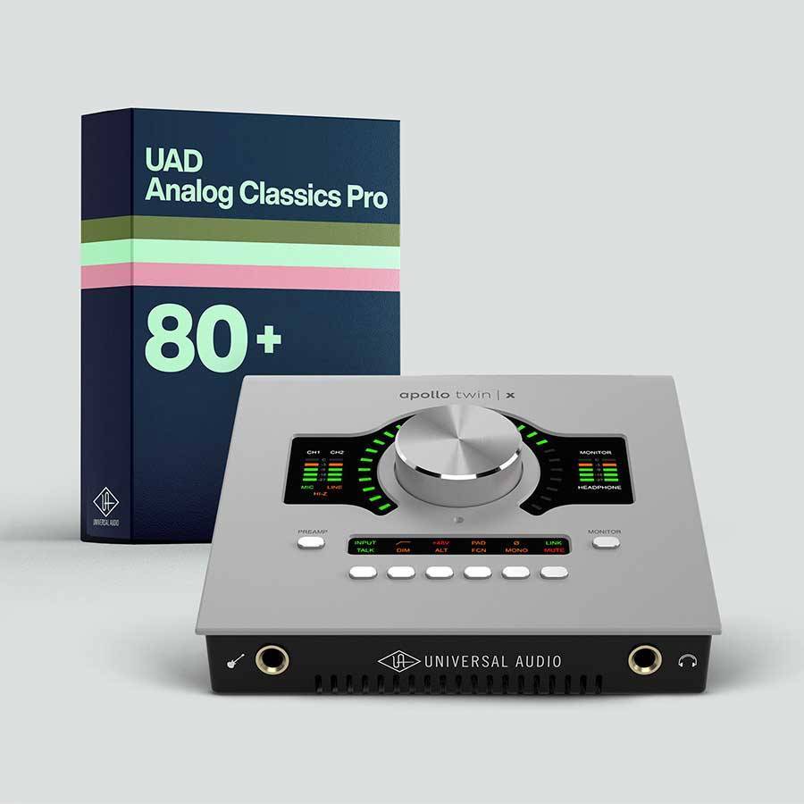 Universal Audio Apollo Twin X DUO Gen2 with UAD Analog Classics