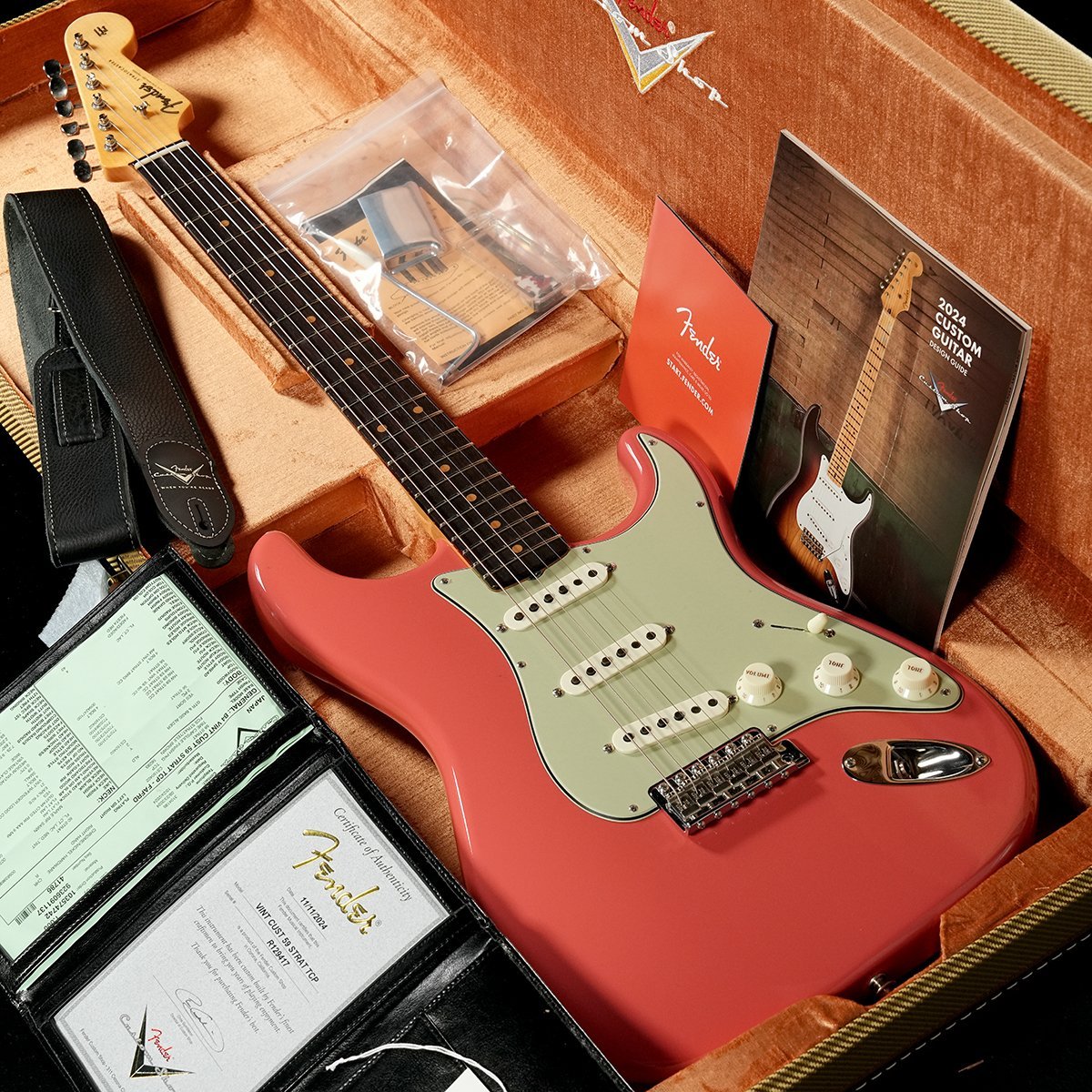 ギター Fender CS Vintage Custom 1959 Strat NOS Vintage Custom 1959 Stratocaster® - Rosewood | Vintage